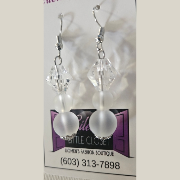 Dangling Earrings, Beaded. - Picture 2 of 5
